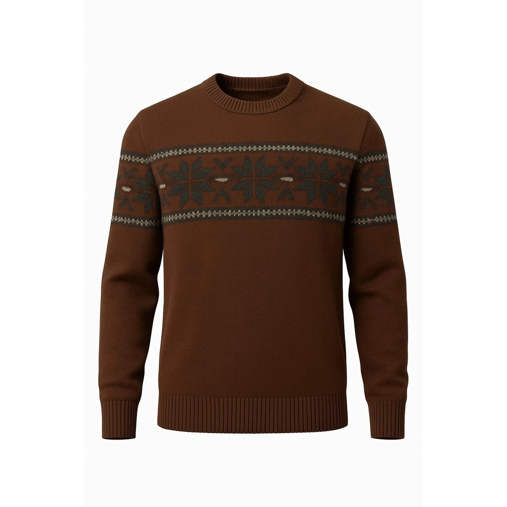 Vintage Eddie Bauer Pullover Sweater, Men's Large Holiday Sweater 90s Home Alone